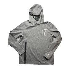 Greyson Cokato Hoodie Mens Medium GRAY Performance Golf Pullover