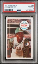 1970 Kellogg's 3-D Super Stars - Blue Moon Odom #38 PSA 8