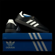 (size 4-11) adidas Samba Black