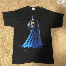 Batman 1988 Men's Vintage Graphic Tee Black Short Sleeve Original