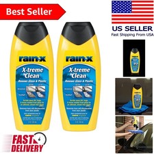 Pack of 2 Rain X X-treme Glass Cleaner - 12oz for Crystal Clear Windshields