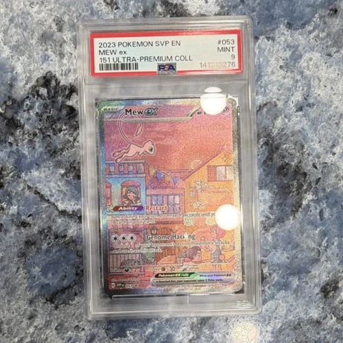 Pokémon Mew ex 053 Scarlet & Violet Promo Full Art Holo PSA 9 Basic Card