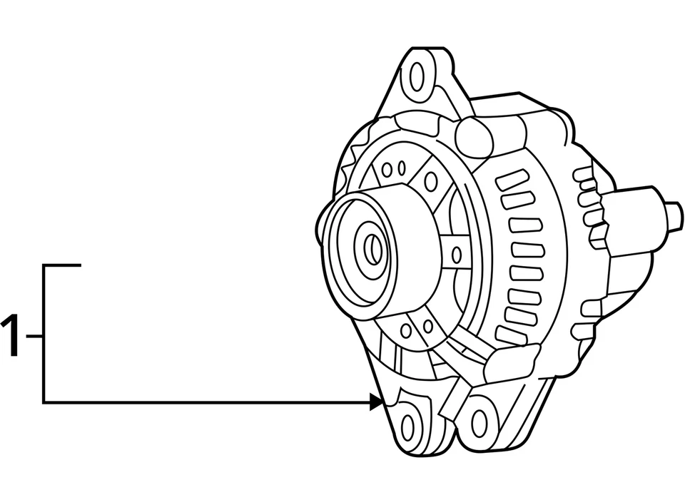 Hyundai Santa Fe 2005 alternador generador conjunto de carga motor fabricante original AXJ9A Foto 4 de 4