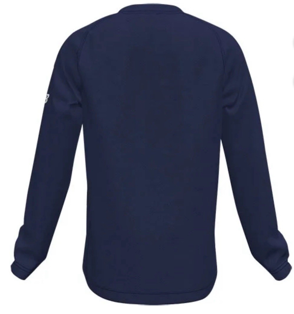 New Balance 2.0 Baseball Pullover Navy Youth Small thumbnail 2