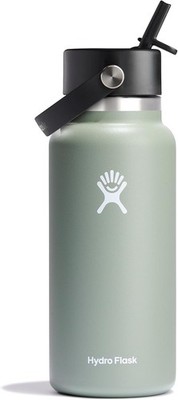 Hydro Flask 32oz Wide Mouth Flex Straw Bottle - Agave New