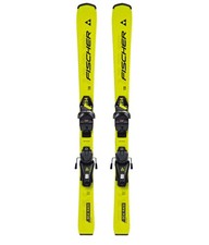 Fischer RC4 RACE JR (130-150) JRS + FS 7 CA Kinder Ski Einsteiger 25/26 gelb
