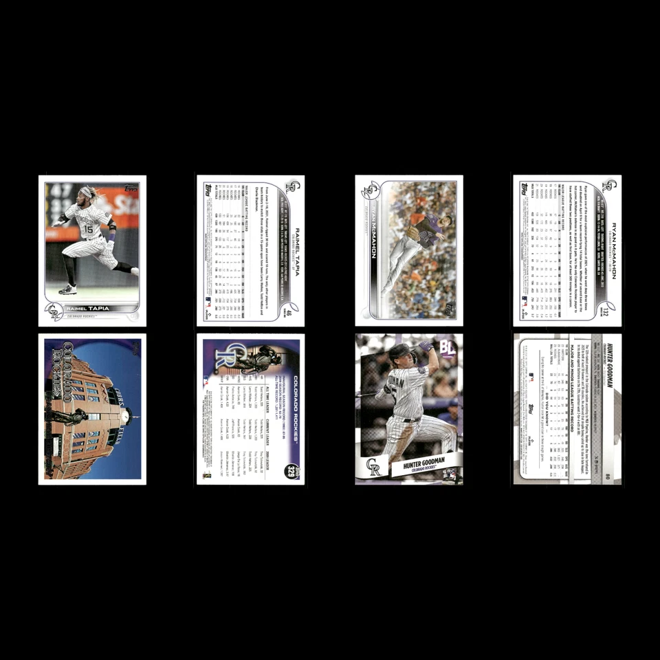 Lote 25 cartões de beisebol novato Colorado Rockies Panini Diamond Kings Colton Welker - Imagem 4 de 4