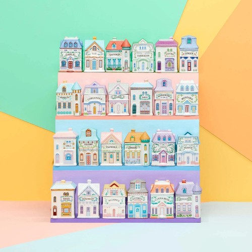 Brand New 2024 Lenox Spice Village 24 Piece Jar Full Collection Complete Set Box - Picture 11 of 13