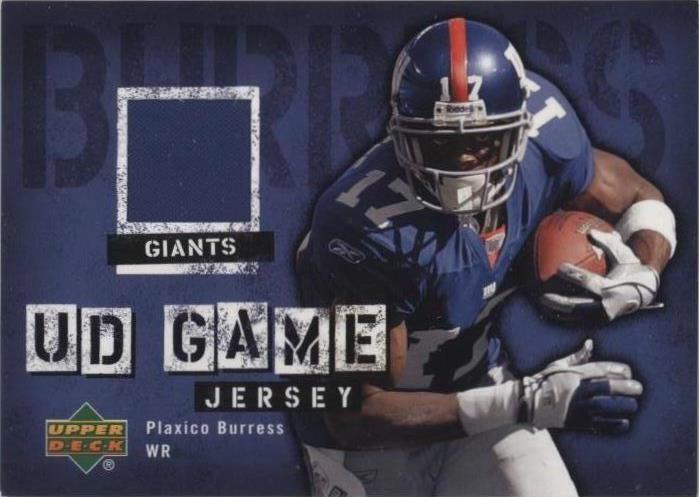 2006 Upper Deck Plaxico Burress #GJ-PB - 1 of 2