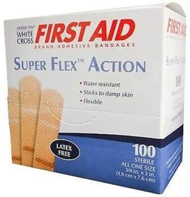 Super Flex Action Foam Bandages - Strip - .75''x3'' - 200 Pcs (MS-27110)