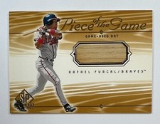 2000 Upper Deck Piece of the Game #RF Rafael Furcal Game Used Bat Relic  AR50