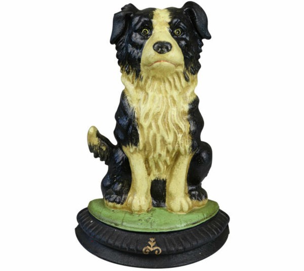 border collie doorstop