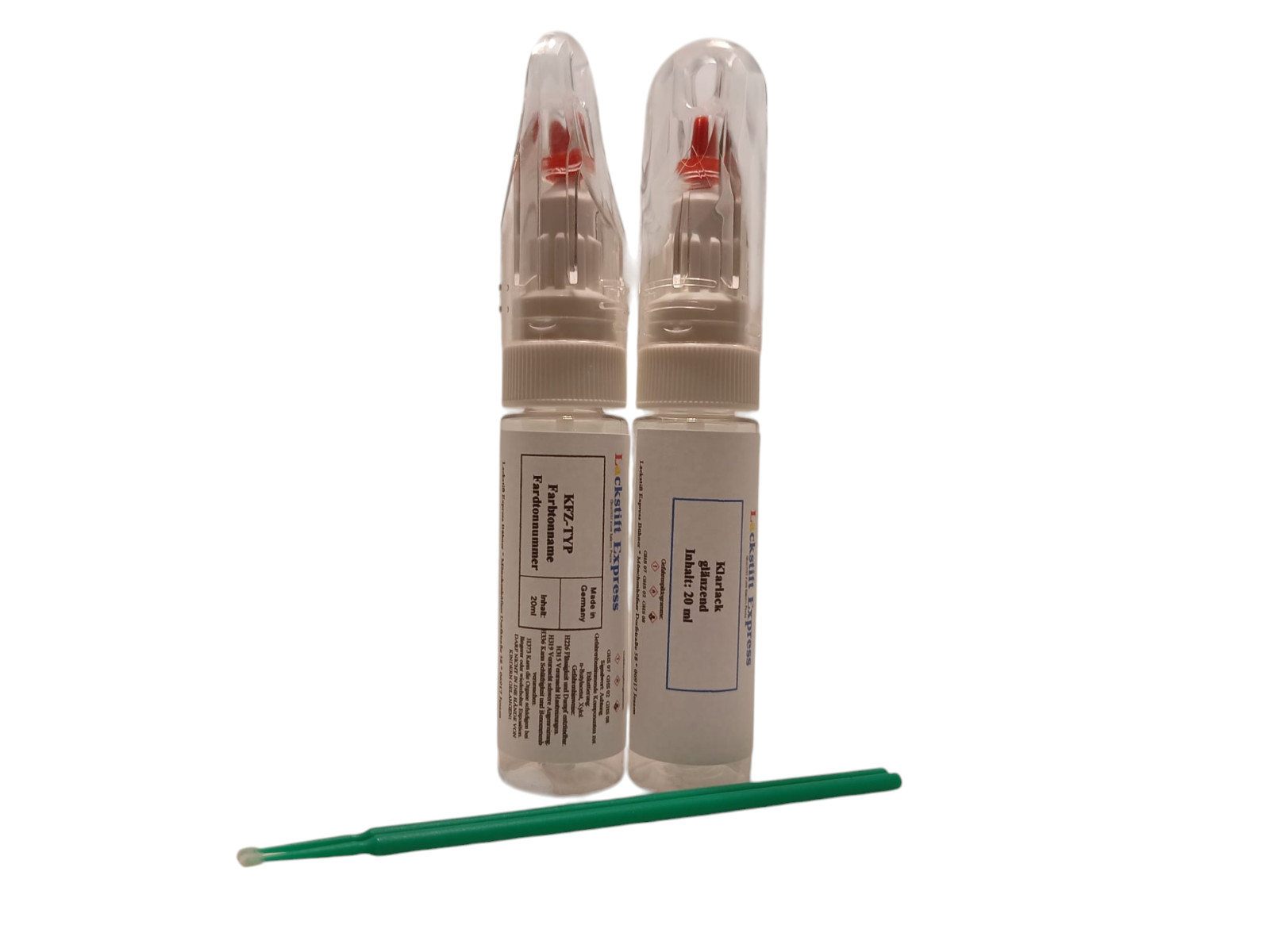 Lackstift Set geeignet für VW, LB8R Black Oak Brown Met. / Perleffekt / je20ml