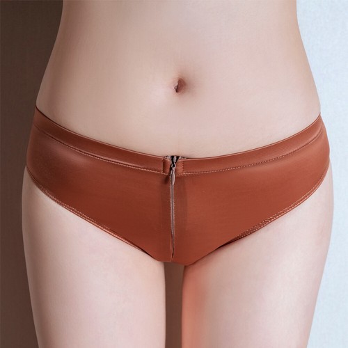 Bragas con Cremallera Archivo Abierto Lencería Sexy Triángulo Ropa Interior Calzoncillos Seductores - Imagen 13 de 15
