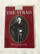 The Strad Magazine Janaury 1987 Fritz Kreisler