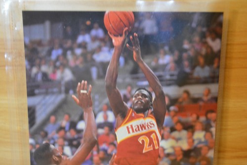 Dominique Wilkins Atlanta Hawks Vintage 1990 NBA Hoops Large Print Memorabilia - Picture 3 of 5