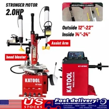 Tire Changer Machine KT-T830 KT-B700 Tire Changer and Balancer Garage Equipment