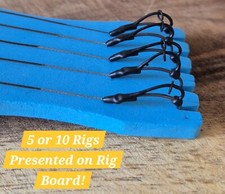 5 or 10 'D RIG' Pop up/Wafter Carp Aligner Rigs on Board Multiple Rig Options!!