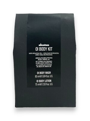 Davines OI Body Kit (OI Body Wash 3.04fl.oz / OI Body Lotion 2.53fl.oz) NEW