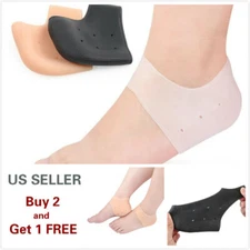 Silicone Invisible Height Lift Heel Pad Sock Liners Protect Insole Pain Relieve
