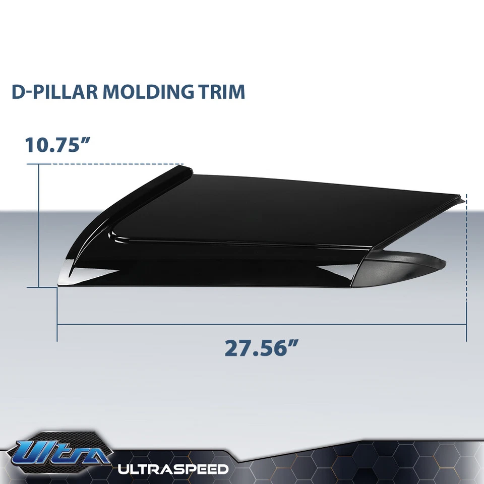 Ajuste para Land Rover Range Rover Sport 14-22 trasero D pilar moldura moldura izquierda derecha Foto 3 de 4