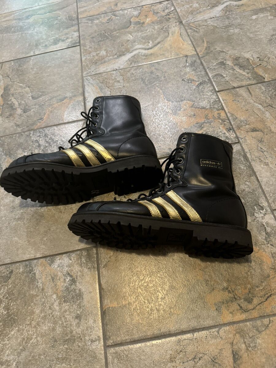 Rare Adidas 1960s Muhammad Ali Combat Boxing Boots Size 10 Rare Adidas 1960s Muhammad Ali Combat Boxing Boots Size 10