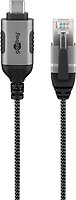 74407 Goobay Ethernet Cable USB-C 3.1 to RJ45 Slim 10m Connects Router Mo ~D~