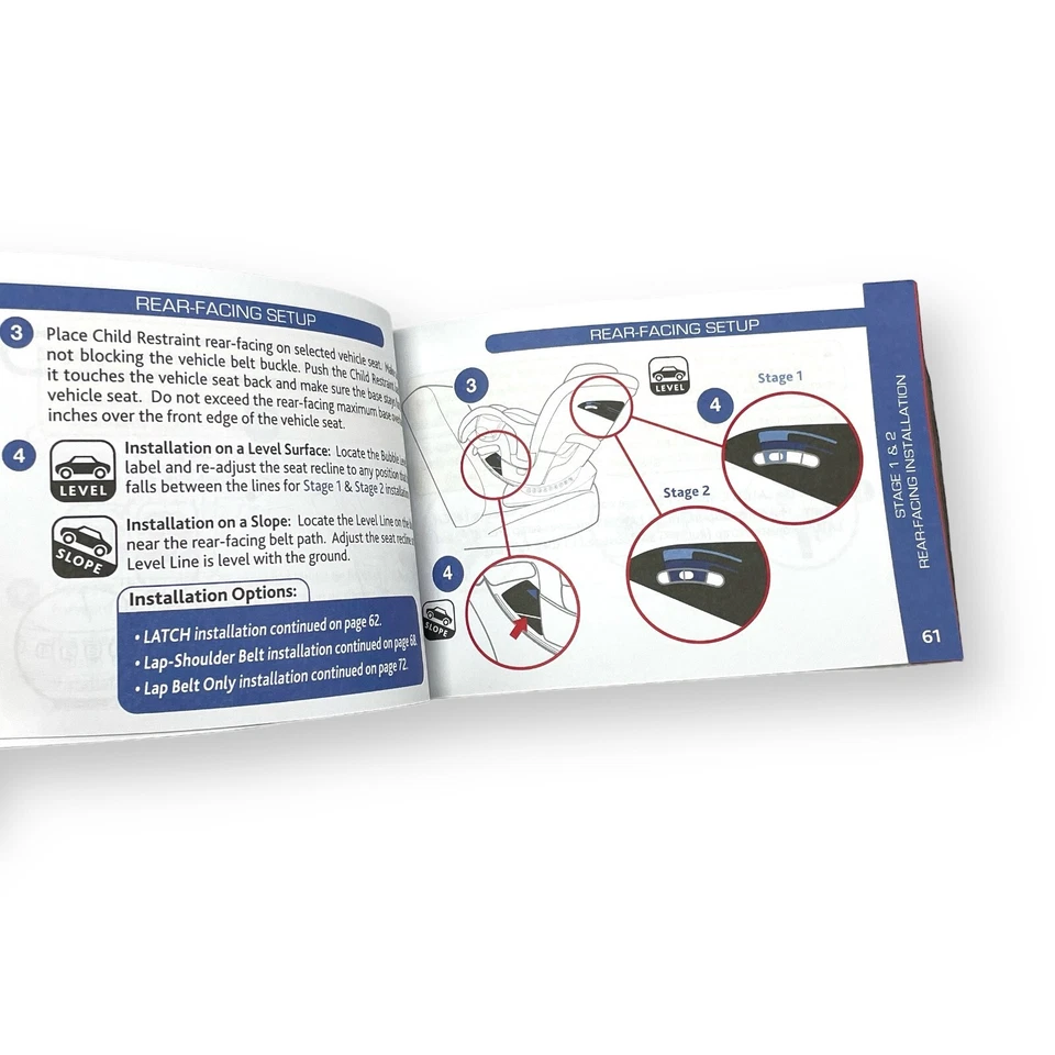 Asiento de auto convertible Chicco Fit4 4 en 1 - SOLO GUÍA DEL USUARIO Foto 2 de 4