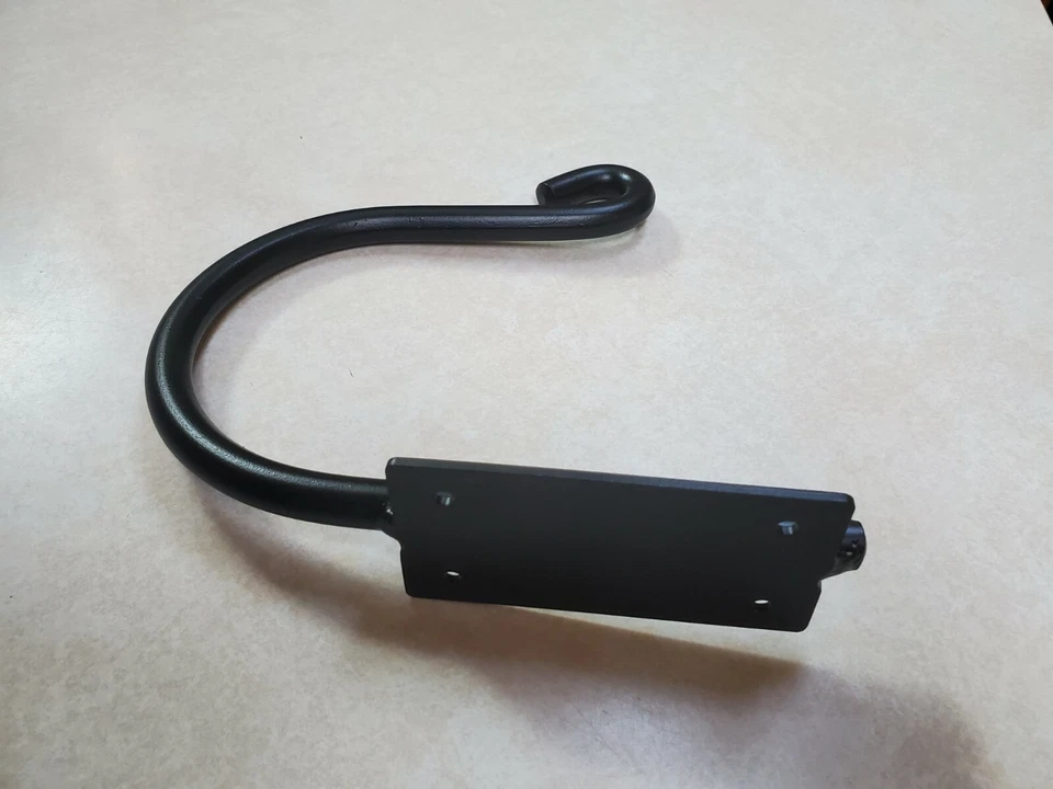 Soporte de manguera de jardín de hierro forjado soporte de pared sostiene manguera de 100' 1/2" Foto 2 de 4