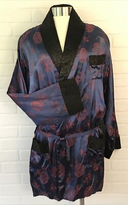 RARE MENS Vintage 1950s DRAGON BLUE RED Size 38