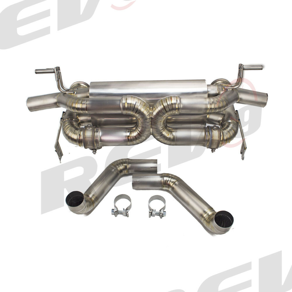 Rev9 3" Titanium Exhaust System, Valve Controlled For Audi R8 5.2L V10 2009-12