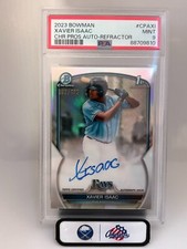 2023 Bowman - Chrome Prospect Autographs Xavier Isaac #CPA-XI Refractor /499...