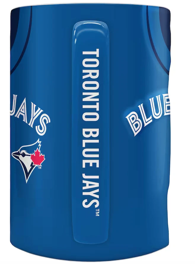 Taza deportiva esculpida Sports Vault Toronto Blue Jays MLB béisbol 20 oz frío caliente Foto 2 de 2
