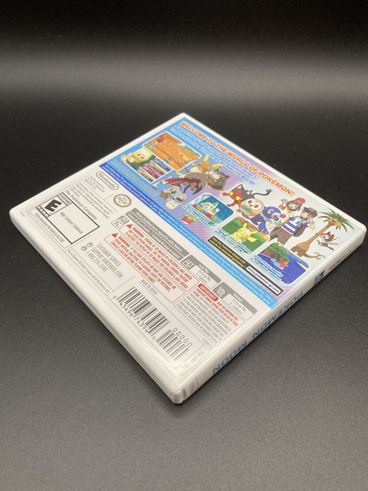 Nintendo 3ds Pokémon Ultra Sun/Moon Download Code Insert Video Game  Ephemera