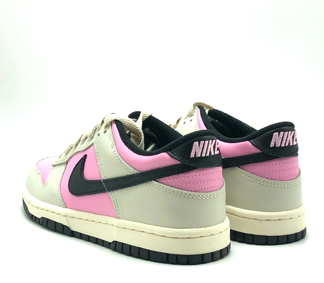 NEW* Big Kids Grade-School NIKE DUNK LOW (GS) PINK RISE/BLACK