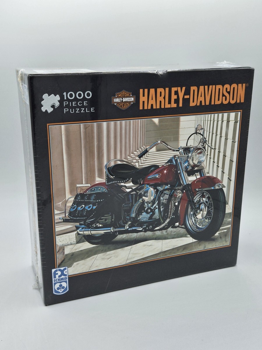 Schmid Harley Davidson 1000 Piece Puzzle San Fran Pan