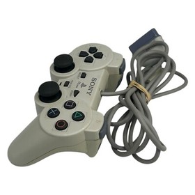 Sony PlayStation PSOne PS1 SCPH-110 Controller Light Gray Tested & Working
