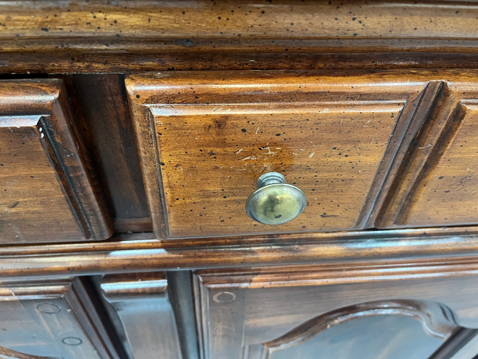 Large wooden dresser. eBay