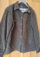 Joules *highlander* Needlecord Quilted Jacket Uk 14
