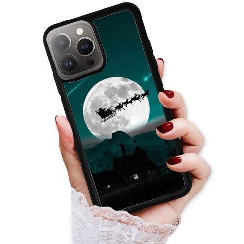 Dream Christmas Moon House For Samsung Galaxy Apple iPhone 14 15 Hard Case - Picture 22 of 25