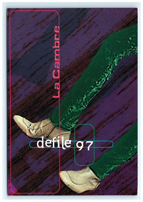 Defile 97 La Cambre Ad Postcard