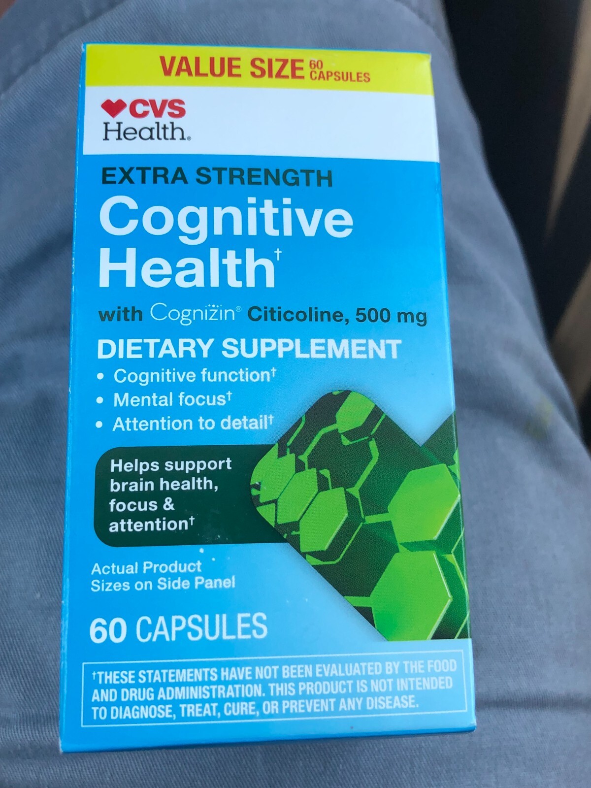 Extra Strength Cognitive Health 60 capsules EXP 4/2026