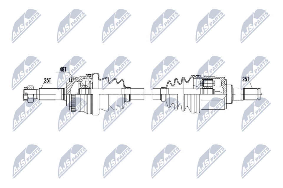N.T.Y. NPW-HY-603.NTY Drive Shaft for HYUNDAI - Image 6