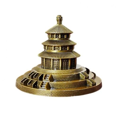 Metal Monumento de Fama Mundial Edificio Modelo Estatua Arquitectura Recuerdo Decoración - Imagen 6 de 28