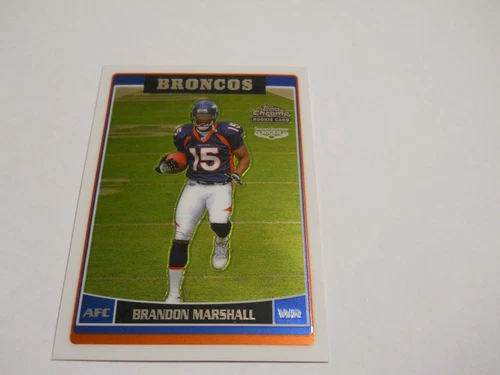 BRANDON MARSHALL SPECIAL EDITION ROOKIE DENVER BRONCOS 2006 TOPPS CHROME