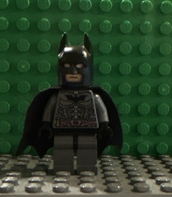 LEGO Batman - Dark Bluish Gray Suit with Copper Belt Minifigure (sh064)