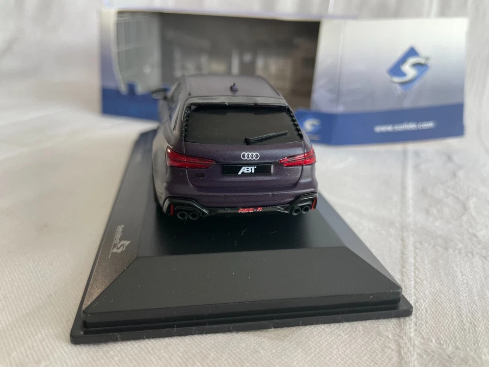 Audi A6 RS6 ABT-R C8 break avant 2022 merlin purple matt - 1/43 Solido - Photo 3/4