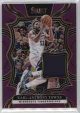 2024-25 Select Throwback Memorabilia Purple Prizm 31/99 Karl-Anthony Towns 0q3