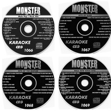 KARAOKE CD G MALE ROCK,POP, ELVIS,BEATLES,NEW WAVE HITS,M-H 1066,67,68,1069