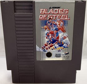 Blades of Steel NES (Nintendo Entertainment System, 1988) Box, Game, Manual